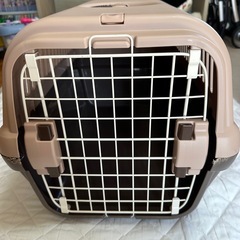 Richell (リッチェル) ペットトラベルキャリア Mサイズ ブラウン 旅行用キャリア
 犬と猫用 の画像