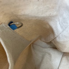 【ハンドメイド】帆布トートバッグ 生成り 新品未使用0711の画像