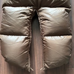 ベビー　ジャンプスーツ　ダウン　Gap 2way ブラウン　80サイズの画像