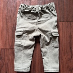 H&M ズボン カーゴパンツ カーキ 6-9M 74の画像