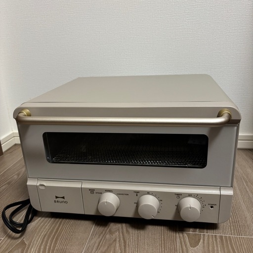 BRUNO ブルーノ スチームアンドベイクトースター グレージュ BOE067 販売 BRUNO ブルーノ スチーム ベイクトースターBOE067  グレージュ BRUNO スチーム&ベイクトースター　BOE067-GRG （グレージュ）