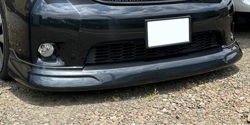 アイシス　ジアラフロントハーフスポイラー