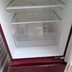 ☆完売　2018年製美品　アクア　冷蔵庫　赤　レッド　自動霜取り　一人暮らし　単身の画像
