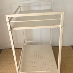 ストッパー付きキャスター スチールラックの画像