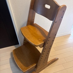 キッズチェア　ハイチェア　木製