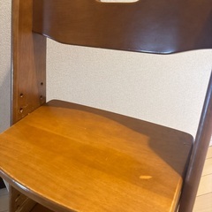 キッズチェア　ハイチェア　木製の画像