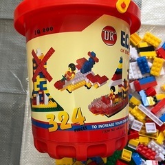 EDUCATION TOY BUILDING BLOCK エデュケーション トイ ビルディング ブロック バケツ  の画像