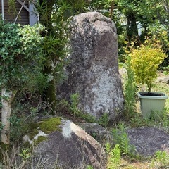 【無料】庭石　石灯篭　庭木　差し上げますの画像