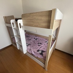 木製2段ベット　ジャンク