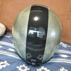 Buco ジェットヘルメット シルバー・ブラック　ヴィンテージの画像