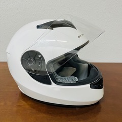 【中古品】LEAD STRAX フルフェイスヘルメット Lサイズ（59-60cm） ホワイト の画像