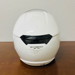 【中古品】LEAD STRAX フルフェイスヘルメット Lサイズ（59-60cm） ホワイト の画像