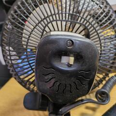 クリップ式扇風機　直径20センチ　強　弱切り替え2012年式　現在使用中の画像