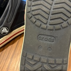 クロックスCROCS  19cm 子どもサンダル　の画像