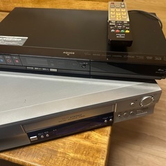 【ジャンク品】Victor HR-B13 とSHARP AQUOS BD BD-H51 セットの画像