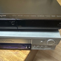 【ジャンク品】Victor HR-B13 とSHARP AQUOS BD BD-H51 セットの画像