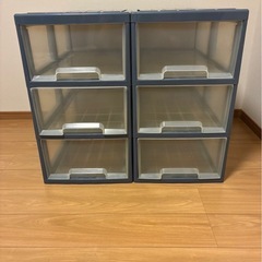 【受付終了】3段プラケース　引き出しの画像