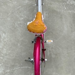 女の子用　自転車　22インチ　ピンクの画像