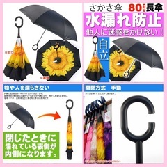 逆さ傘 蝶×花柄の画像
