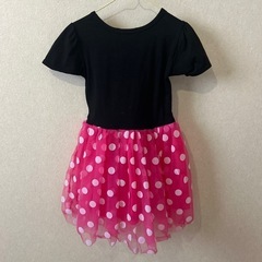 ミニー風ワンピース130cmの画像