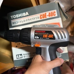 TOSHIBAコードレスドライバドリルCDE-40Cの画像