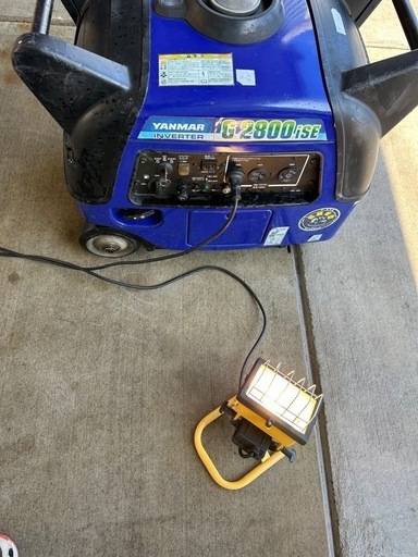 ヤンマー インバーター発電機 G2800iSE YANMAR 動作確認済 発電機 ヤンマー インバーター発電機 G2800iSE YANMAR 動作確認済 発電機
