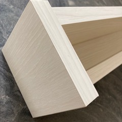 賃貸可能 壁掛シェルフ ホワイトウッドの画像