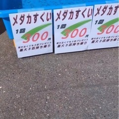メダカ即売会、メダカ掬いイベント