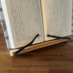 竹製ブックスタンド・タブレットスタンドの画像