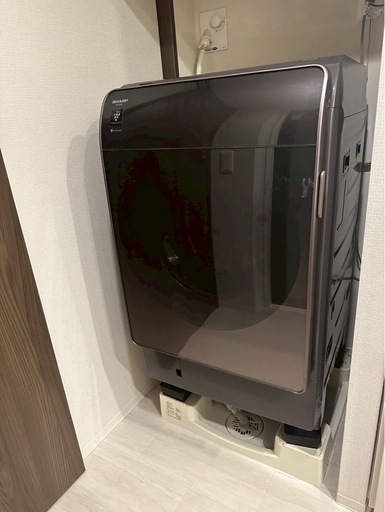 【美品】22年秋発売シャープ　ドラム式 洗濯乾燥機機　ES-X11A-TL