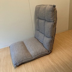 ニトリ　座椅子　グレー　　の画像