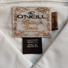 ONEILL  シャツ　Mサイズ (US S)  未使用　極美品　の画像