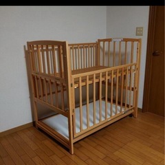 ベビーベッド　2方向オープン　の画像