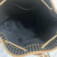 極美品　ゲラルディーニ　かばん　巾着　ストライプの画像