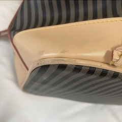 極美品　ゲラルディーニ　かばん　巾着　ストライプの画像