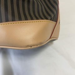 極美品　ゲラルディーニ　かばん　巾着　ストライプの画像