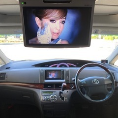 サンルーフ★フリップダウンモニター★革調シートカバー★寒冷地仕様★HKS車高調サスペンション★両側電動パワースライドドア★Bluetoothの画像