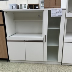 リユースのサカイ東金店 NITORI レンジ台 白 ※天板剥がれ...
