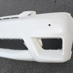トヨタ ヴェルファイア 20系 前期 純正 フロントバンパー 白 コーナーセンサーの画像