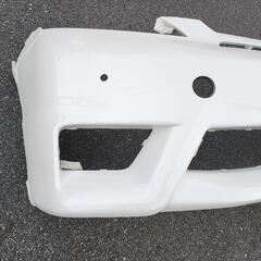 トヨタ ヴェルファイア 20系 前期 純正 フロントバンパー 白 コーナーセンサーの画像