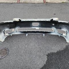 トヨタ ヴェルファイア 20系 前期 純正 フロントバンパー 白 コーナーセンサーの画像