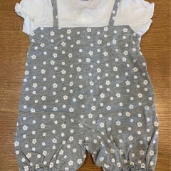 半袖ロンパース 60〜70 女の子の画像