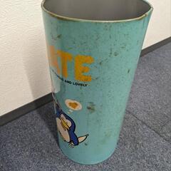 最終価格　ごみ箱　レトロ　ペンギン　アンティーク　スチール缶　雑貨　の画像