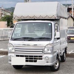 H27 キャリイトラック/アルミバン 軽貨物 軽配送 宅配 /5MT/ナビ/ETCの画像