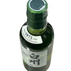 サントリー 白州 180ml 白州蒸溜所 ウイスキー SINGLE MALT 1973 未開栓 シングルモルトの画像