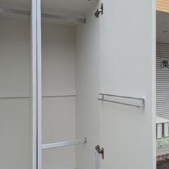 ニトリ　ワードローブ　WISH3 80WR-WH　家具　タンスの画像
