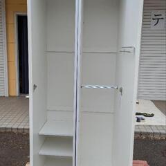 ニトリ　ワードローブ　WISH3 80WR-WH　家具　タンスの画像