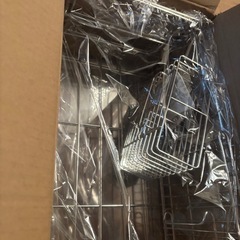 【新品・未使用】水切りカゴ　伸縮式の画像