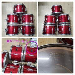 TU【直接引取】Nikkan　Drums　小太鼓　５点　スネアドラム　マーチング用　楽器　打楽器　ニッカンの画像
