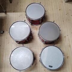 TU【直接引取】Nikkan　Drums　小太鼓　５点　スネアドラム　マーチング用　楽器　打楽器　ニッカンの画像
